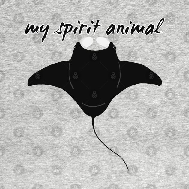 My Spirit Animal is a Manta Ray by QuasaiBonsai